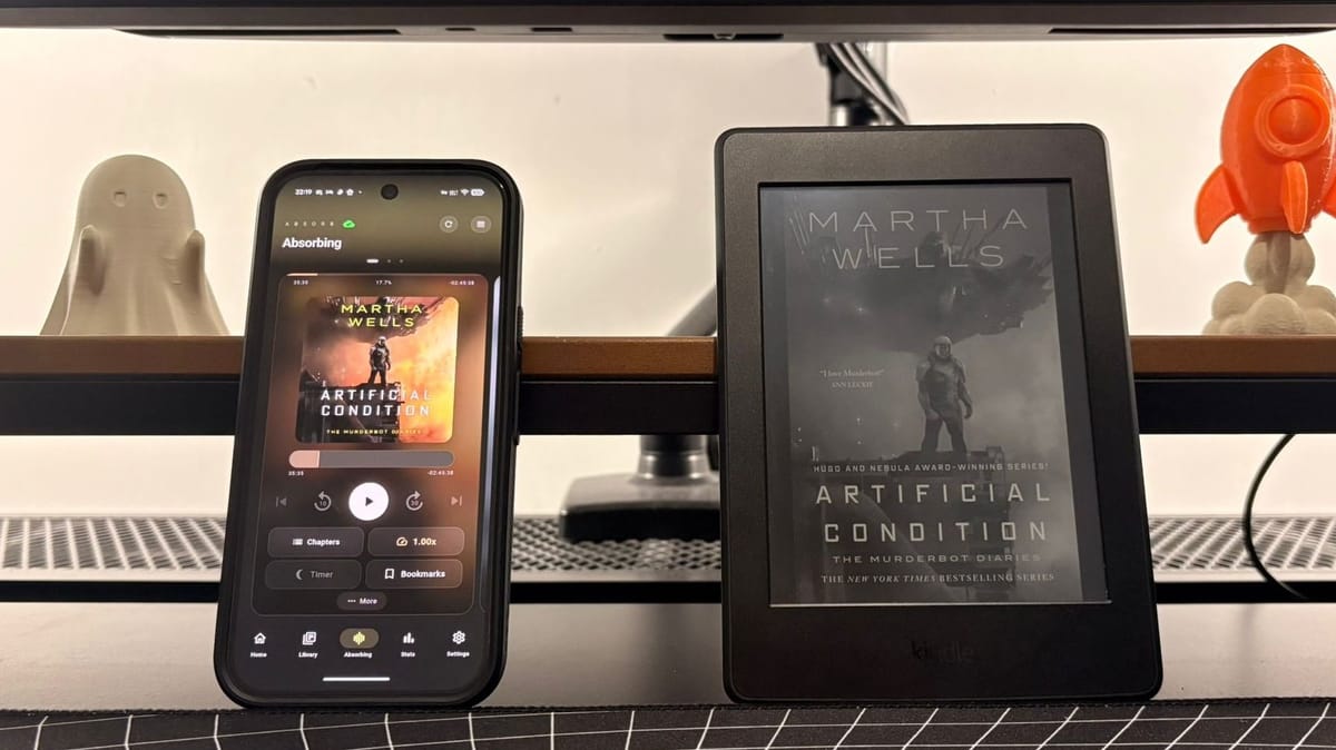 Fareless Whisper: sync eBook & audiobook progress, Amazonlessly